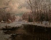 Maurice Galbraith Cullen First Snow oil painting on canvas